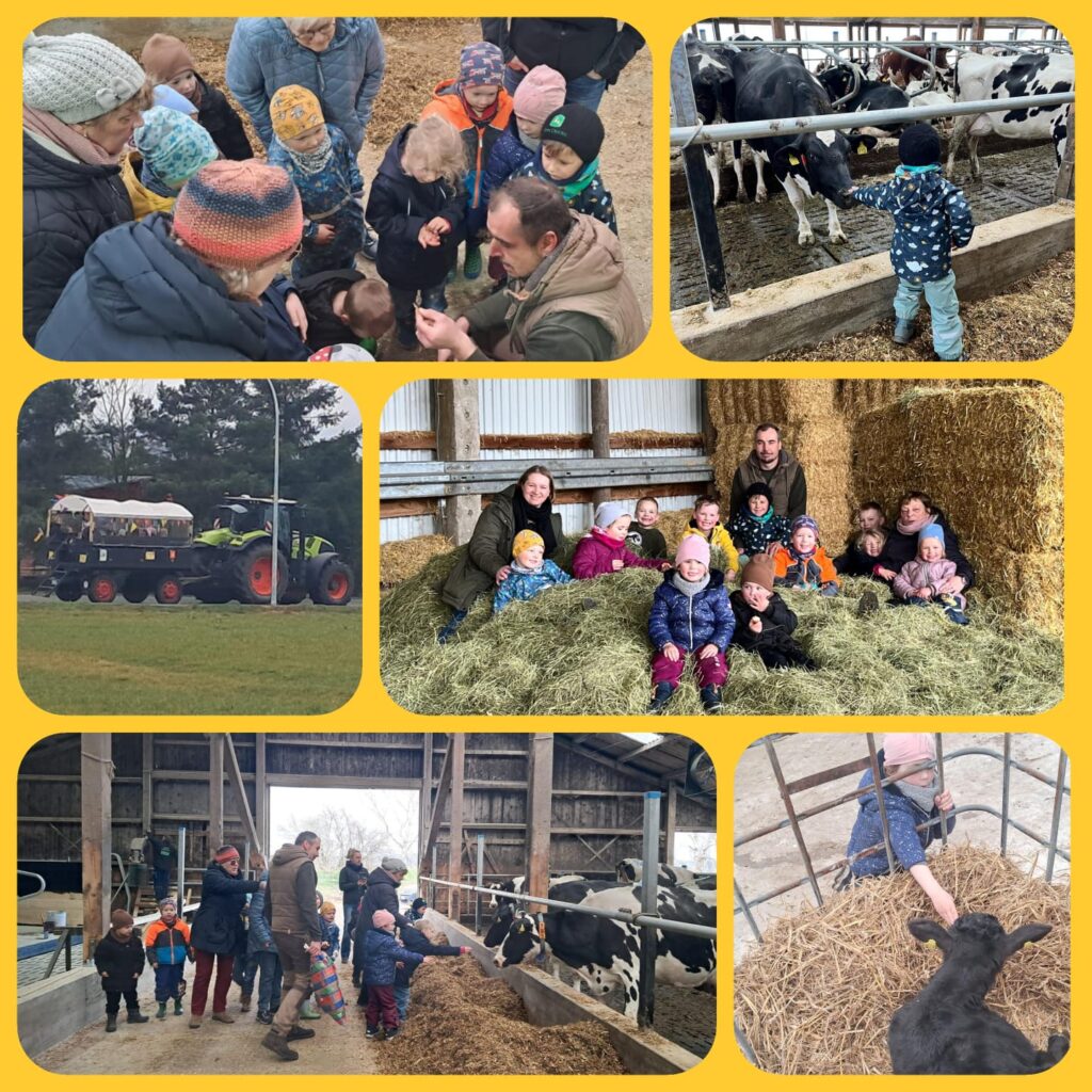 Kita „Bimmelbahn“ zu Besuch bei der Agrargenossenschaft Groß Luckow e. G.